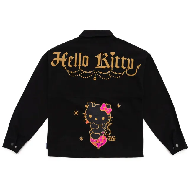 Hello Kitty Devil JapanLA Spirit Jersey-jakke svart