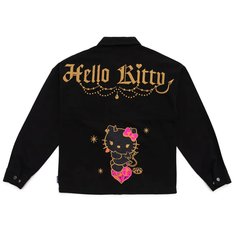 Hello Kitty Devil JapanLA Spirit Jersey-jakke svart