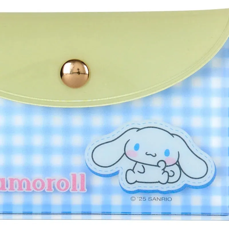 Hello Kitty Cinnamoroll Gingham Mini Memo Sheets memoark med etui