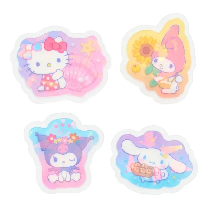 Sanrio Characters 30-Piece Summer klistremerker – holografiske