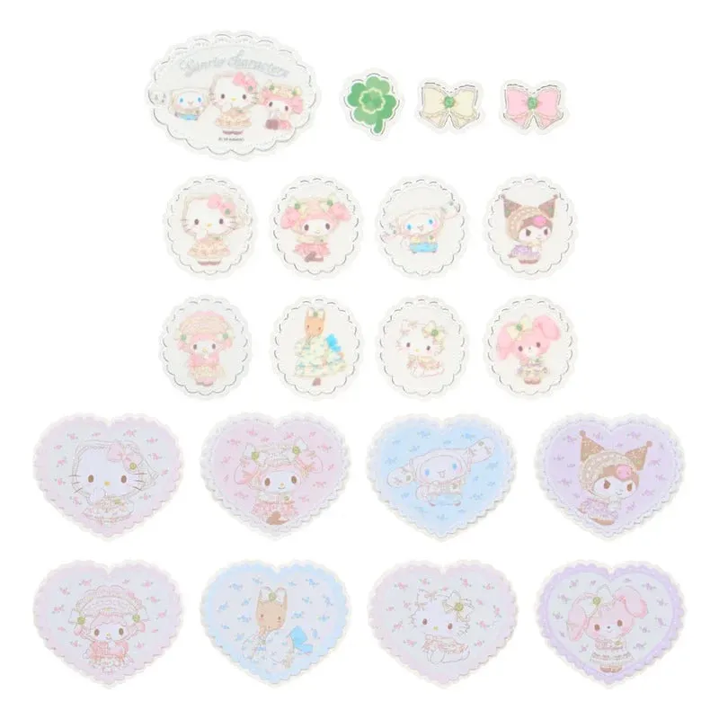 Hello Kitty Sanrio Characters Forest Lace klistremerker 20 ark