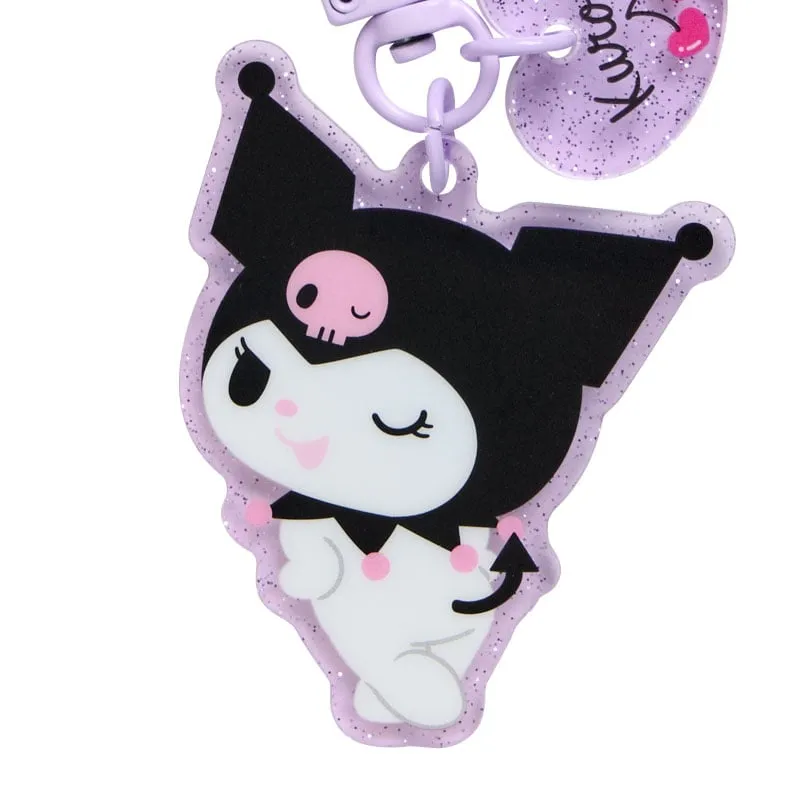 Hello Kitty Kuromi mobilcharm med selvklebende ring