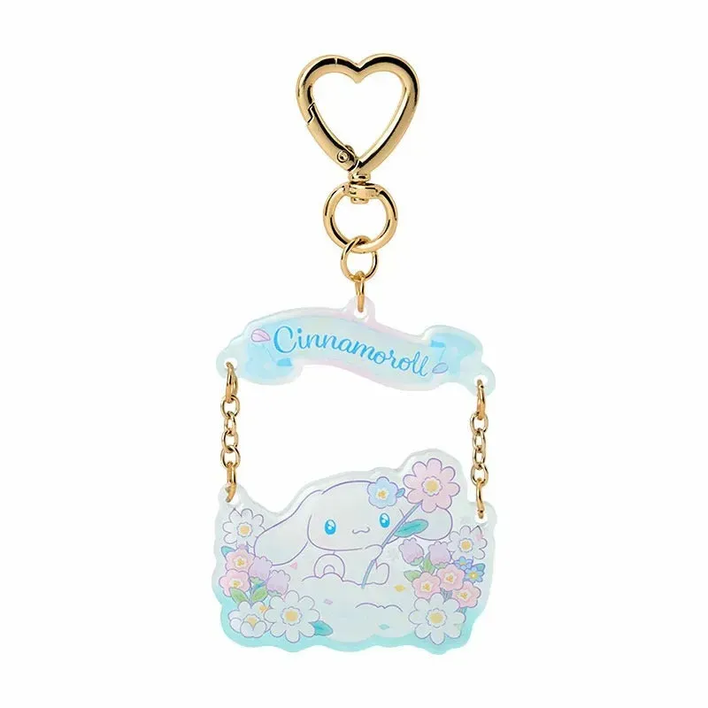 Hello Kitty Everyone is the Star Cinnamoroll Acrylic Keychain nøkkelring