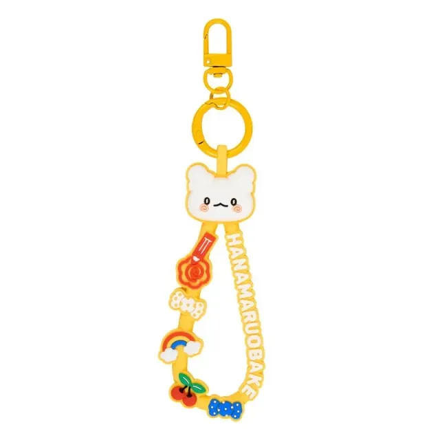 Hello Kitty Hanamaruobake Carabiner Keychain nøkkelring