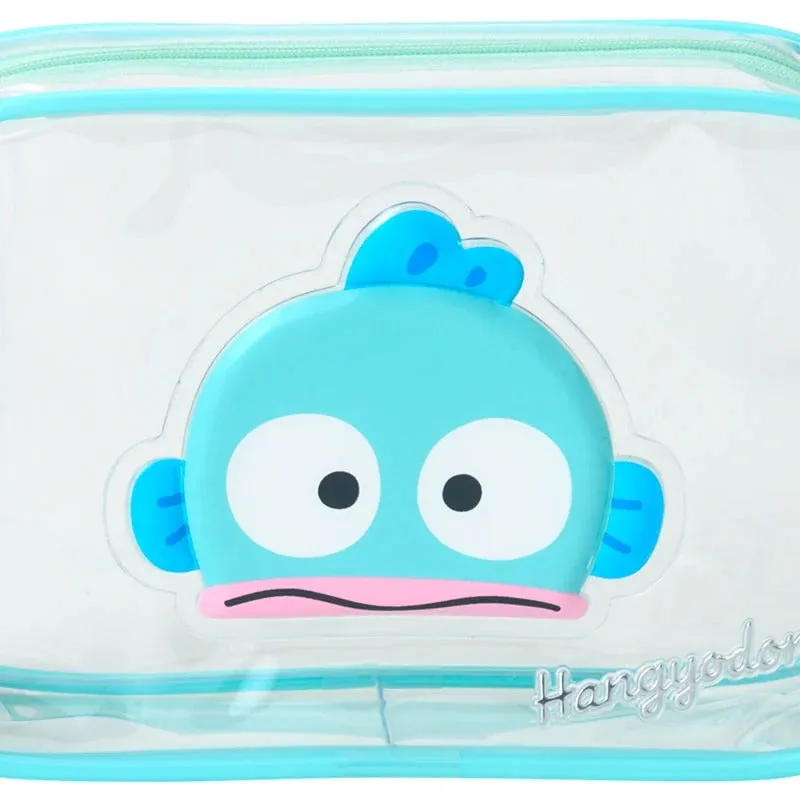 Hello Kitty Hangyodon Clear Classic glidelåspung gjennomsiktig