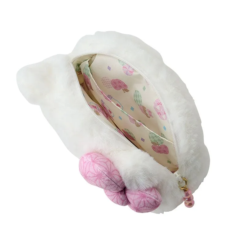 Hello Kitty Retro Pastel Series plysjmappe med perlelås