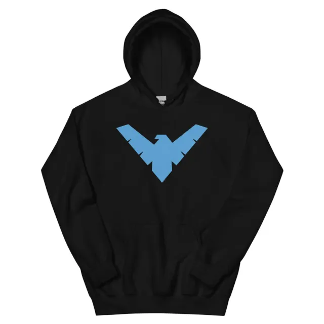 Batman Nightwing Logo hettegenser svart