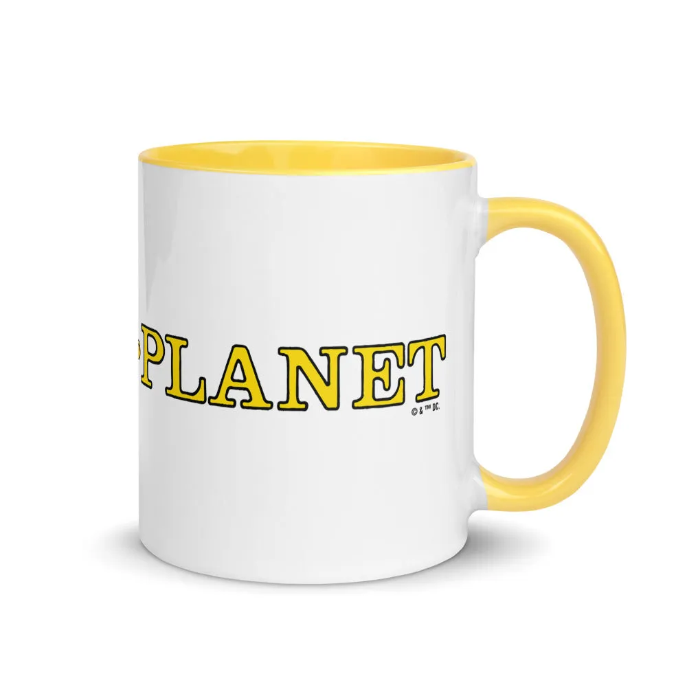 Batman SUPERMAN Daily Planet Logo totonet krus 11 oz gul