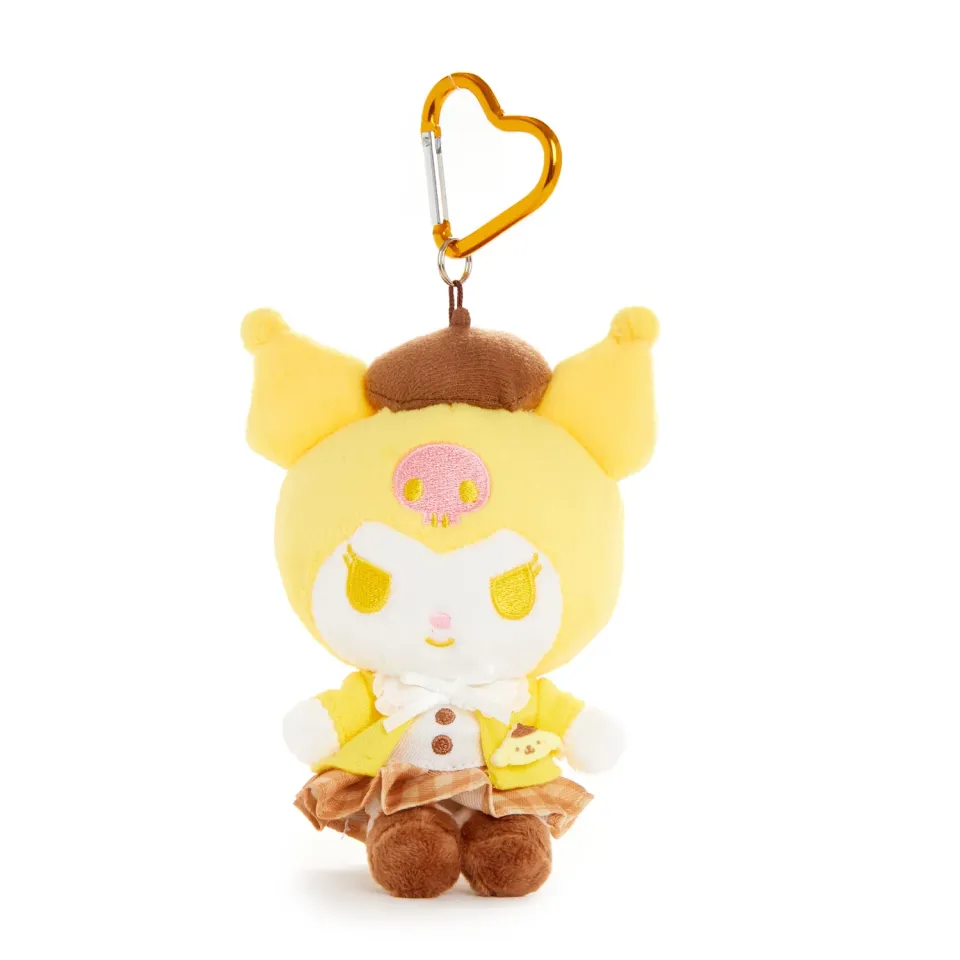 Hello Kitty Sanrio Friends Cosplay Series Kuromi Plush Mascot Keychain Pompompurin