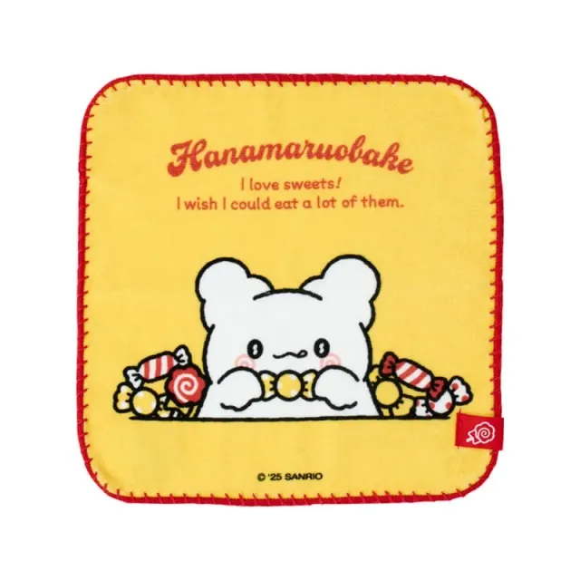 Hello Kitty I Love Sweets Hanamaruobake vaskeklut i bomull