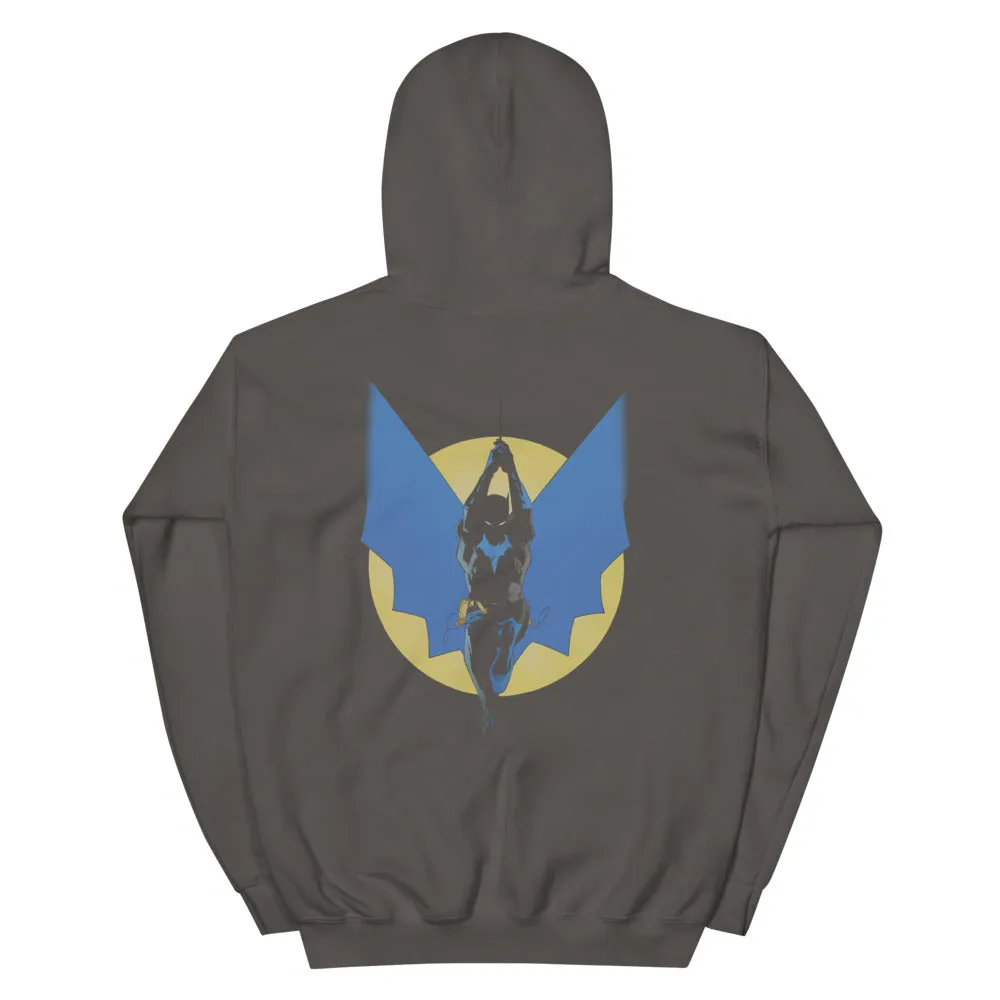 Batman New Day Dawns Hoodie svart, 50/50 bomull og polyester