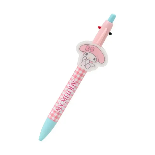Hello Kitty My Melody 2-Color Gingham uttrekkbar penn 0,5 mm