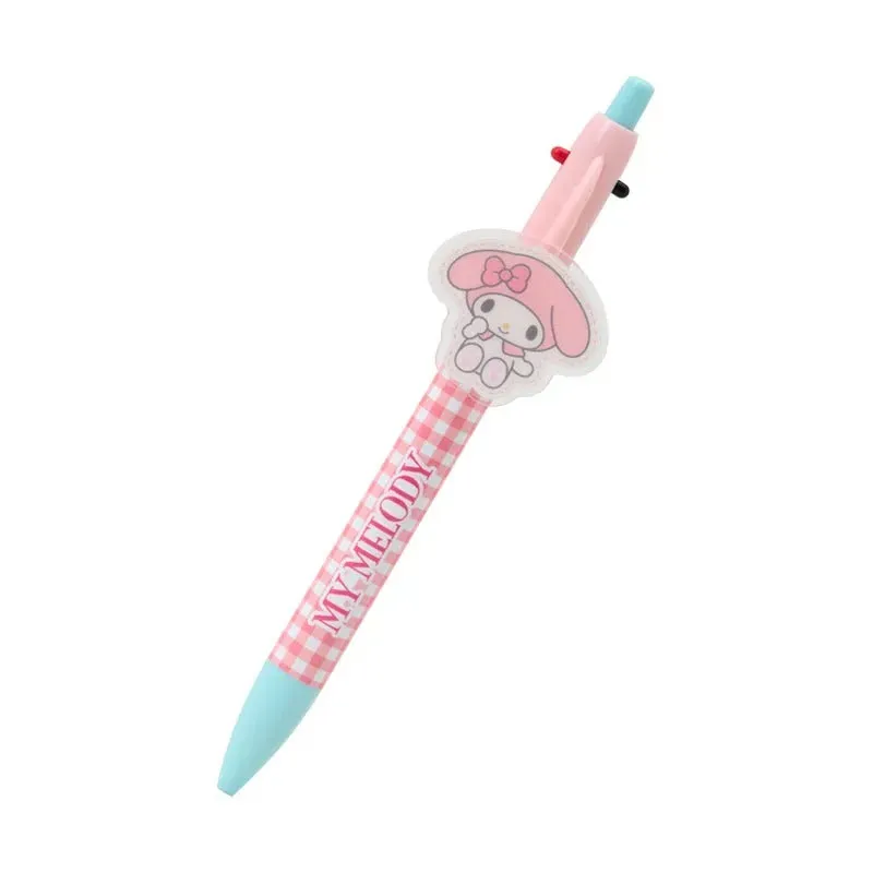 Hello Kitty My Melody 2-Color Gingham uttrekkbar penn 0,5 mm
