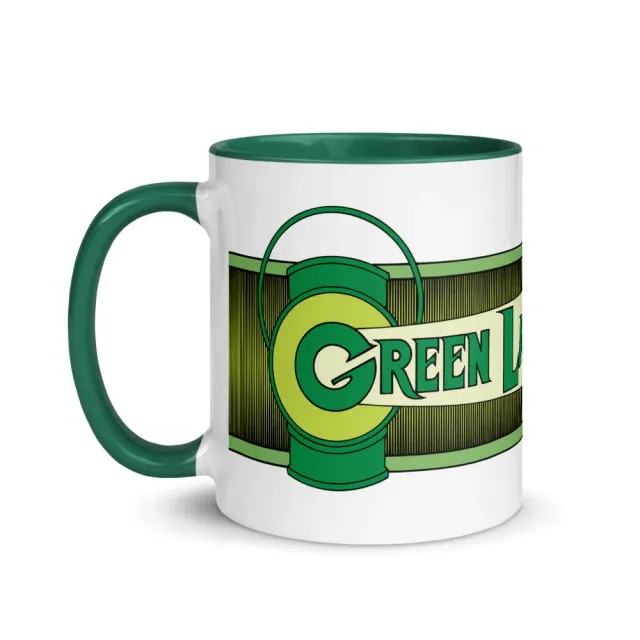 Batman GREEN LANTERN Power Battery krus mørkegrønn 11 oz