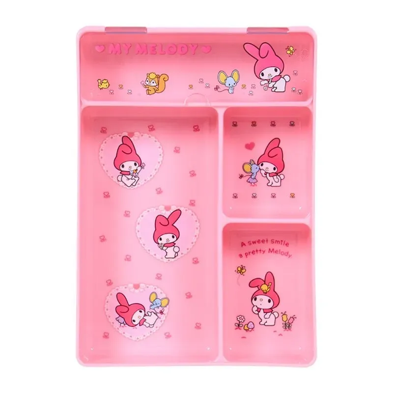 Hello Kitty Sanrio Forever Series My Melody Desk Organizing Tray skrivebordsbrett med lokk