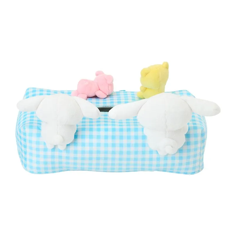 Hello Kitty Cinnamoroll Besties trekk til tissueboks gingham