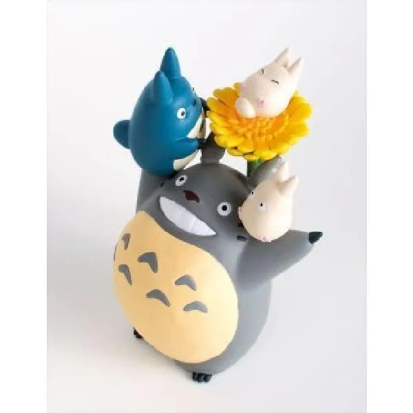 Neo Tokyo My Neighbor Totoro Stack & Balance Figure Set Totoro & Flower
