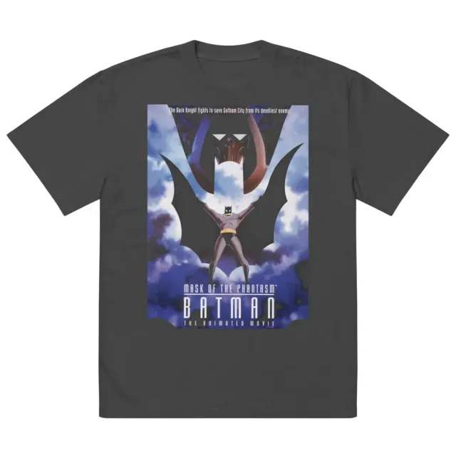 Batman Mask of the Phantasm oversized T-skjorte faded black