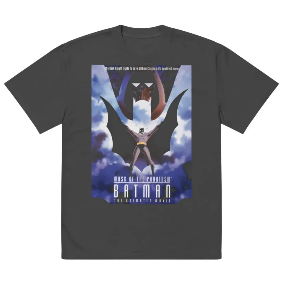 Batman Mask of the Phantasm oversized T-skjorte faded black