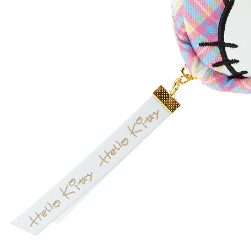 Hello Kitty Dress Tartan Mini Zipper Pouch-sminkepung