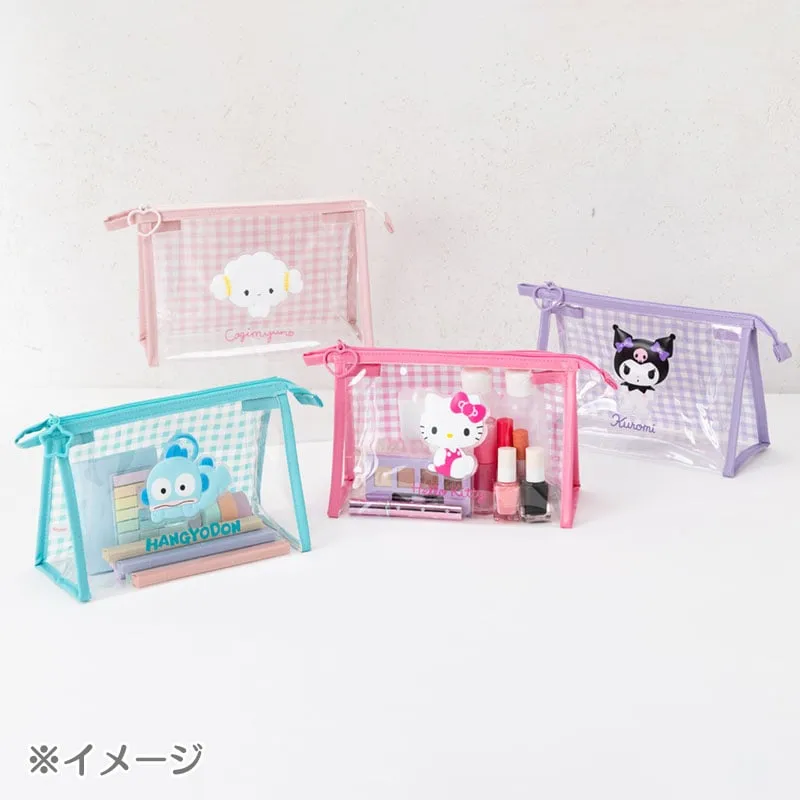 Hello Kitty Cogimyun Clear Gingham toalettmappe gjennomsiktig