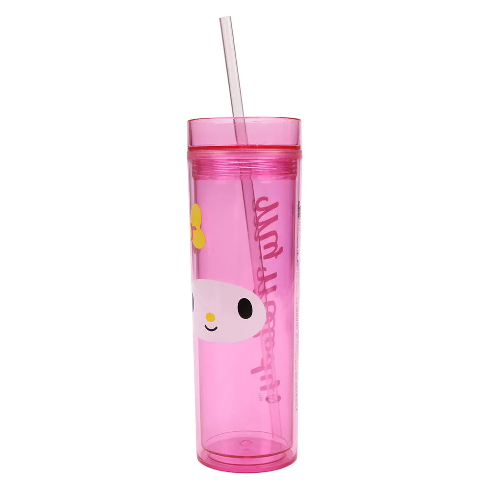 Hello Kitty My Melody 16oz Acrylic Travel Tumbler akrylkopp 16 oz