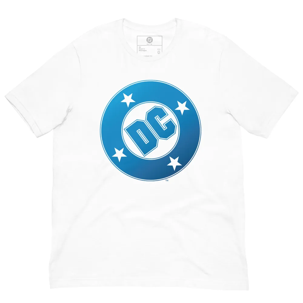 DC Blue Logo T-skjorte marineblå bomull