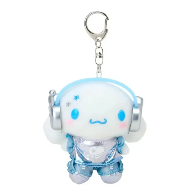 Sanrio Tokimeki Planet Cinnamoroll Plush Mascot Keychain nøkkelring 1 stk romdrakt