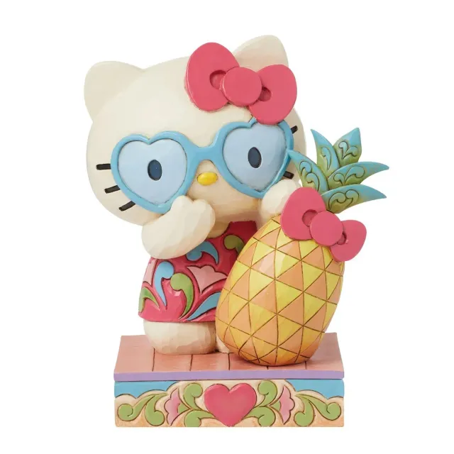 Hello Kitty Jim Shore Sanrio Summer Pineapple Figurine figur håndmalt