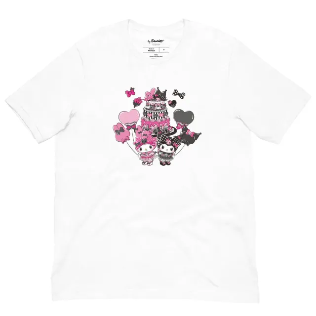 Hello Kitty My Melody 50th Anniversary and Kuromi 20th Anniversary Cake T-skjorte