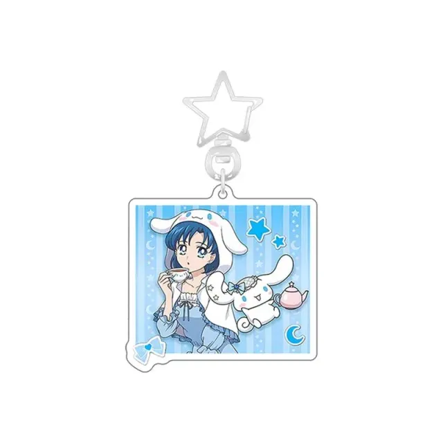 Neo Tokyo Sailor Moon x Sanrio Mercury & Cinnamoroll akrylnøkkelring