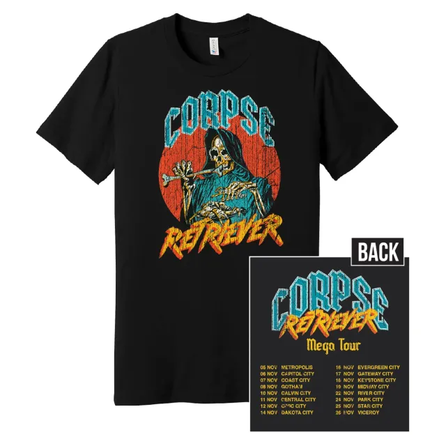 T 18 Clayface (2026 Movie) Corpse Retriever Band T-skjorte