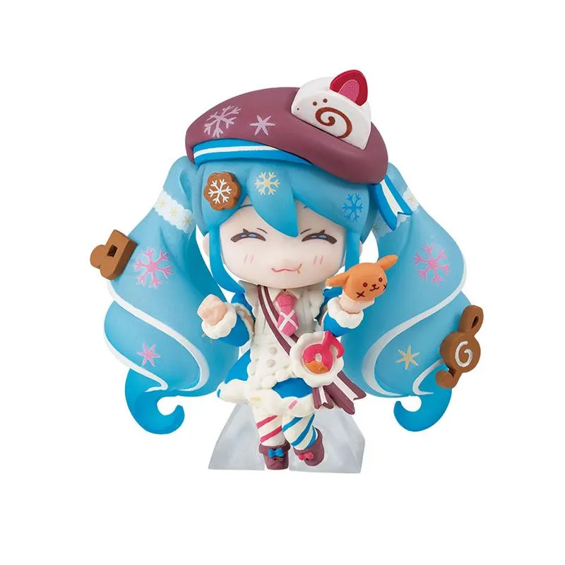 Neo Tokyo Vocaloid Hatsune Miku & Friends Random Mini-Figure nøkkelring eller stativ