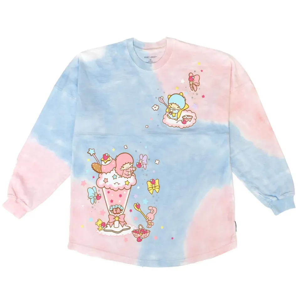 JapanLA LittleTwinStars Parfait Spirit Jersey tie-dye genser XS–XXL bomull