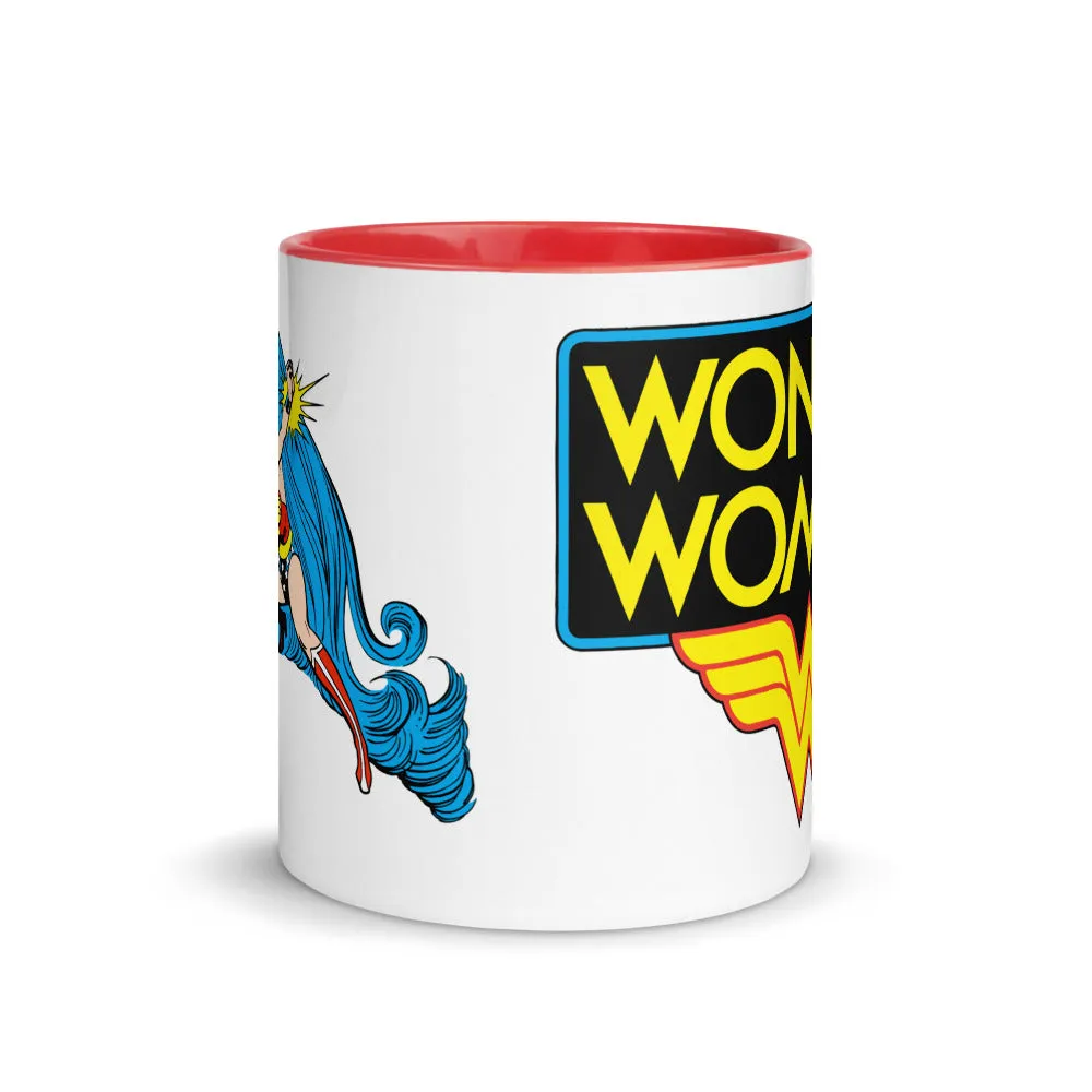 Batman WONDER WOMAN Amazonian Two-tone Mug krus 11 oz rød