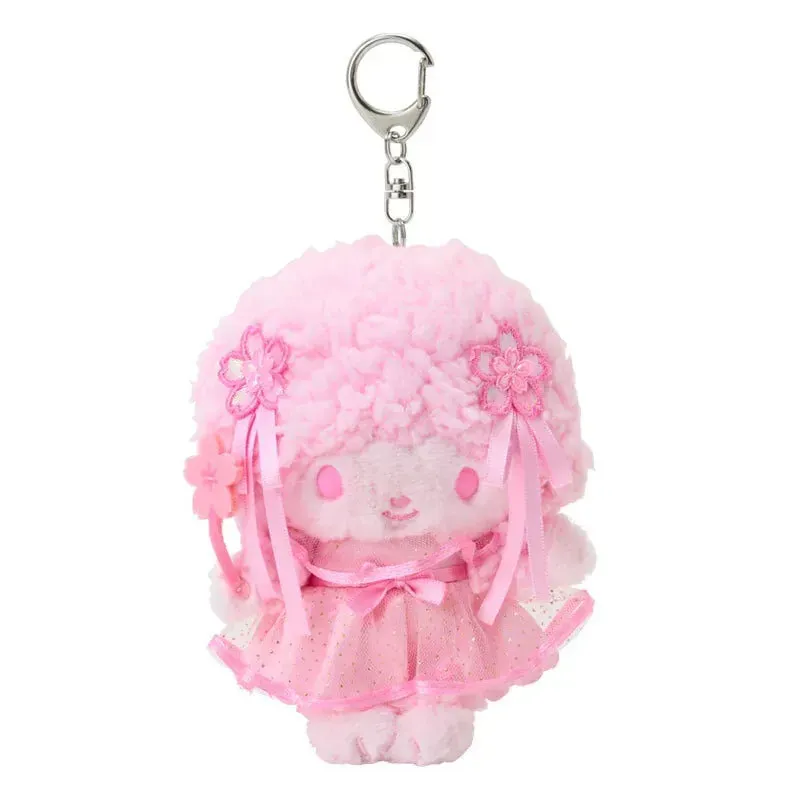 Hello Kitty Cherry Blossom Fairies My Sweet Piano Plush Mascot Keychain nøkkelring