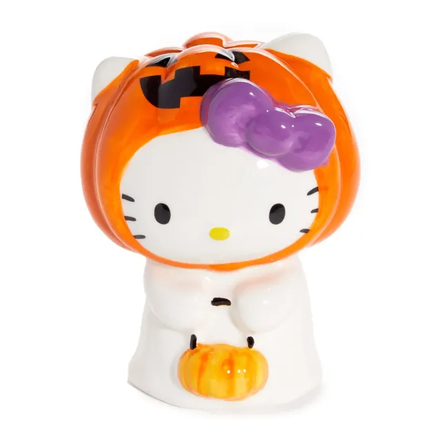 Hello Kitty Trick or Treat Ghost keramikkfigur Halloween håndmalt