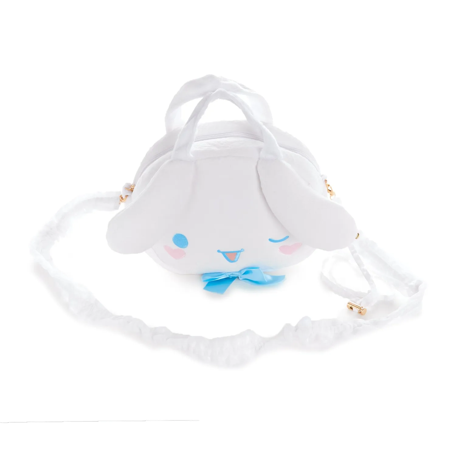 Hello Kitty Cinnamoroll 2-Way Plush Crossbody Bag Wink Series plysjveske