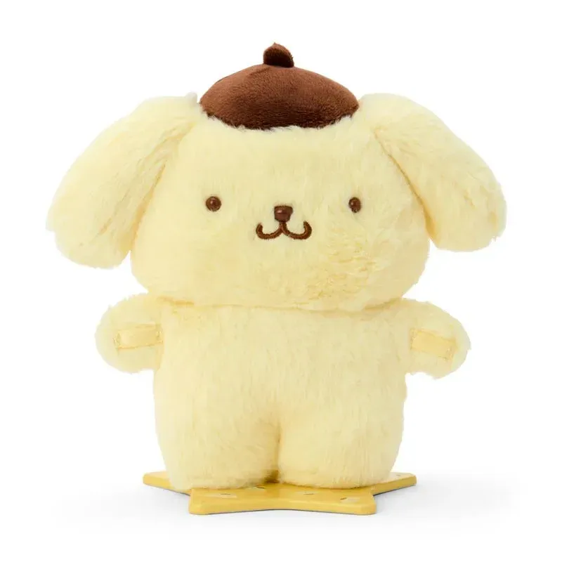 Hello Kitty Pompompurin Pitatto Friends stående kosedyr medium