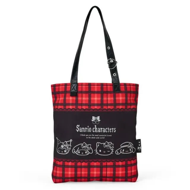Hello Kitty Rock ’n’ Check totebag – rutemønster