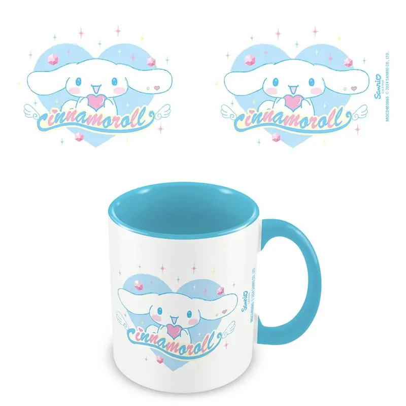 Sanrio Cinnamoroll Heart krus 315 ml blå innside