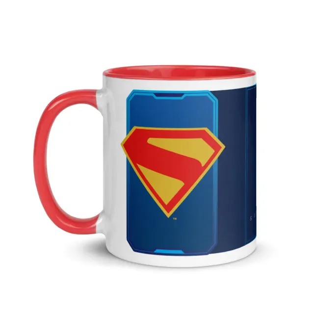Batman SUPERMAN (2025 Movie) krus rød og mørkeblå 11 oz keramikk