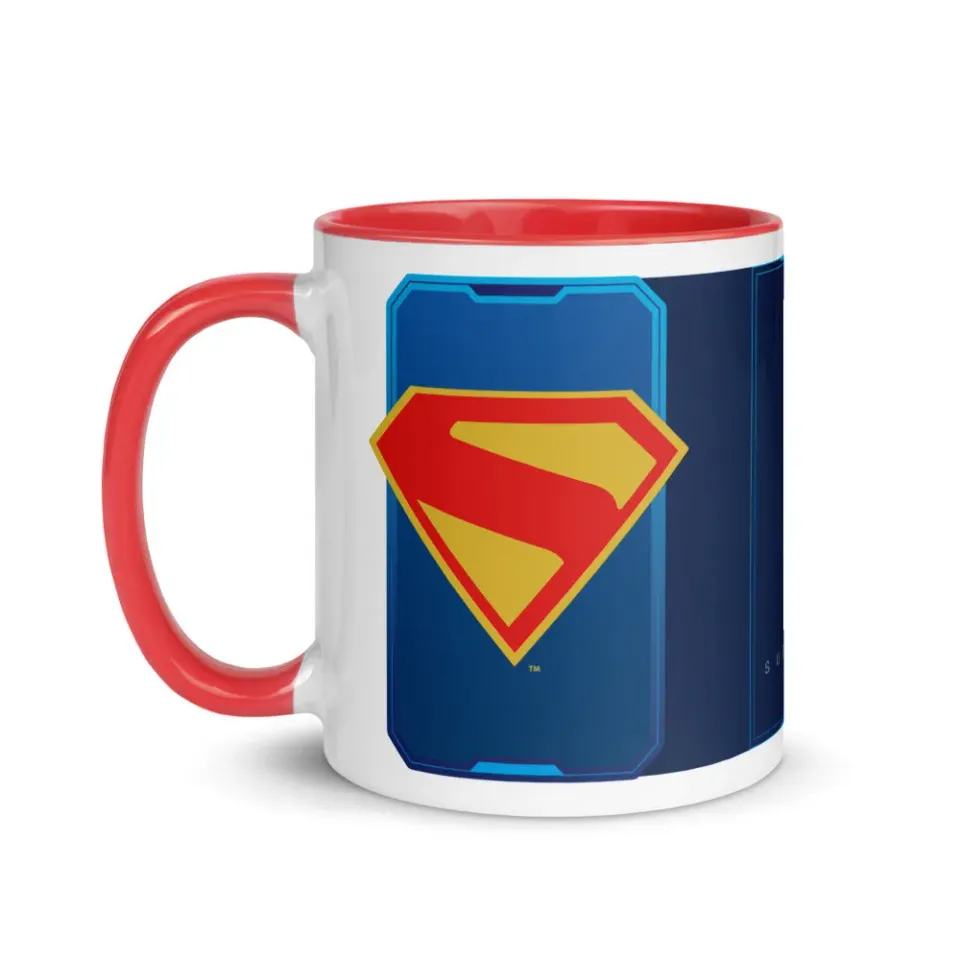 Batman SUPERMAN (2025 Movie) krus rød og mørkeblå 11 oz keramikk