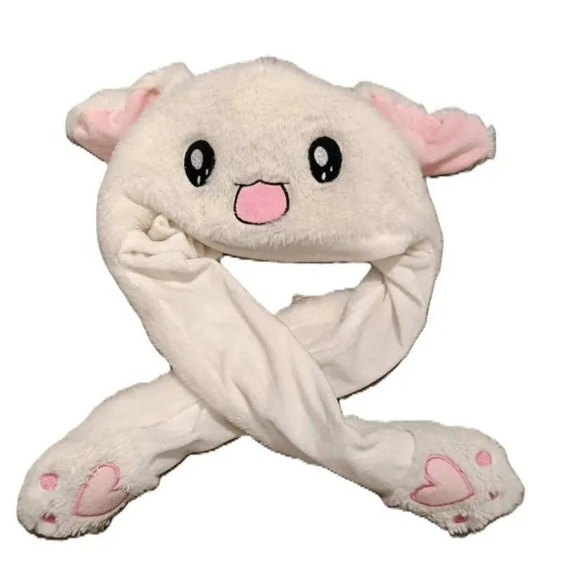 Neo Tokyo Bunny Hat w/Pump Up Ears kaninhatt hvit
