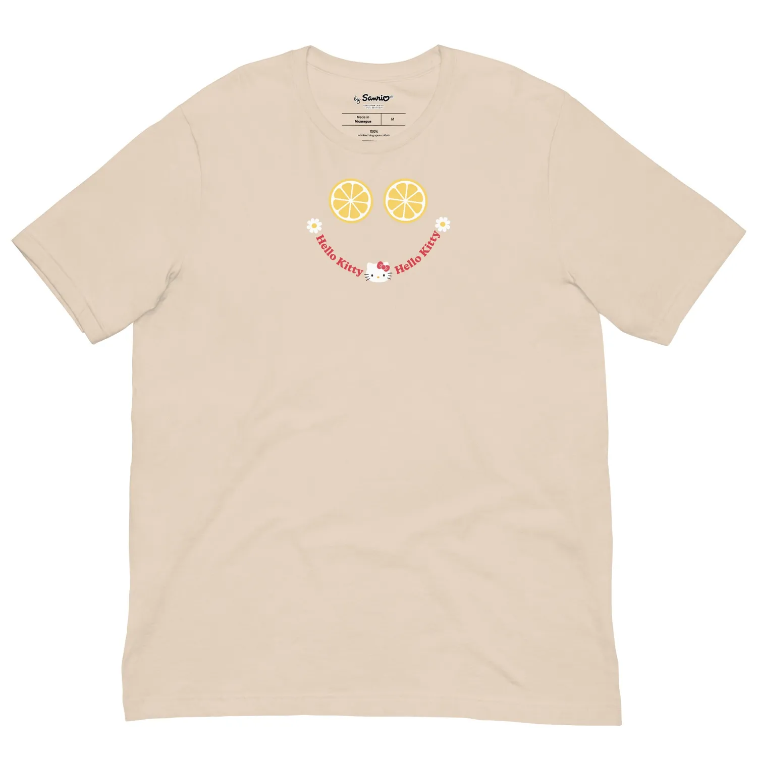 Hello Kitty Summer Smile Tee t-skjorte Heather Prism Dusty Blue bomull