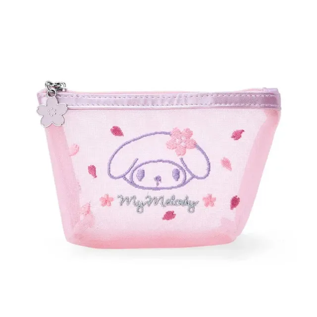 Hello Kitty Pink Sakura My Melody sminkepung i netting