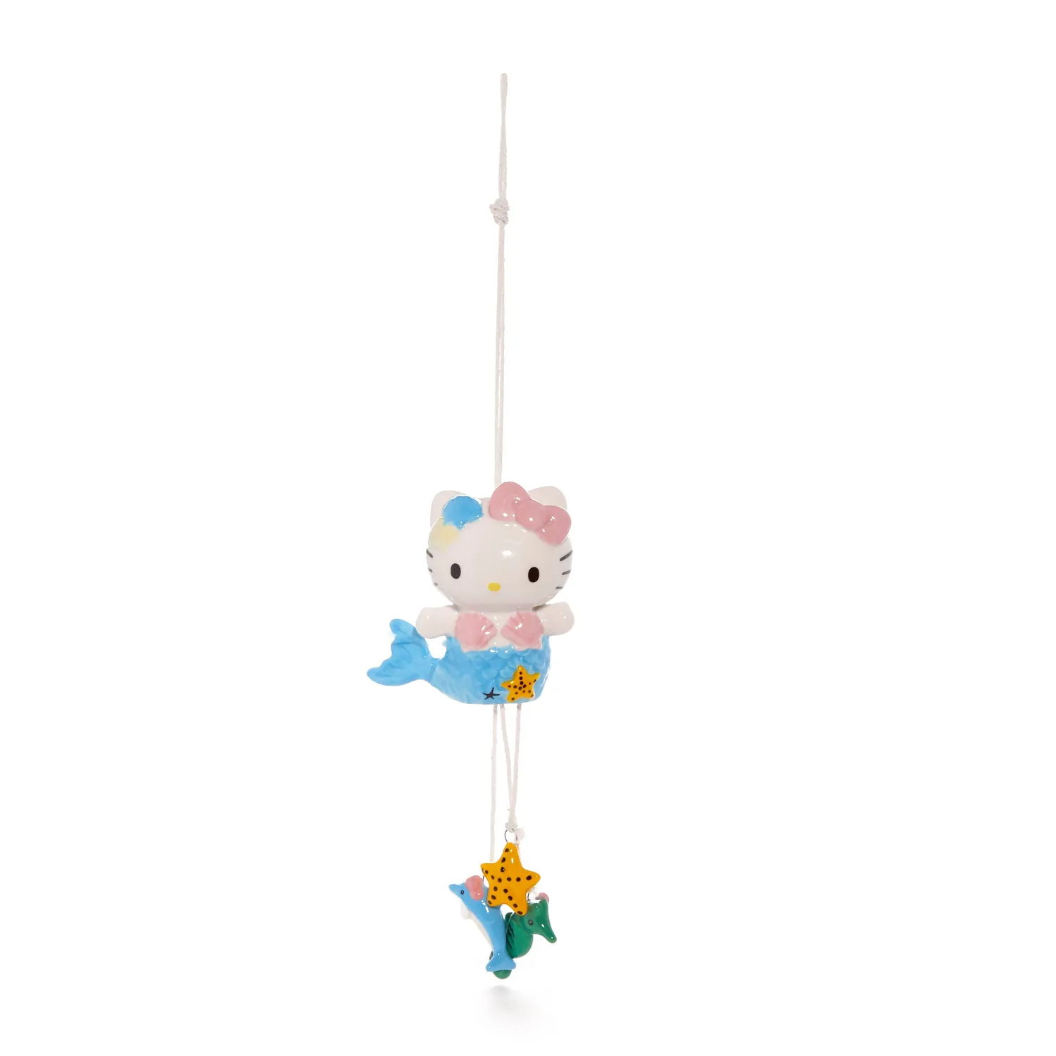 Hello Kitty Mermaid Wind Chime keramisk vindspill håndmalt
