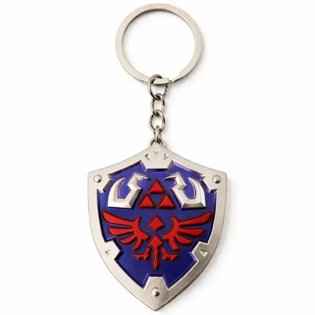 The Legend of Zelda Hylian Shield Metal Replica nøkkelring 5 cm