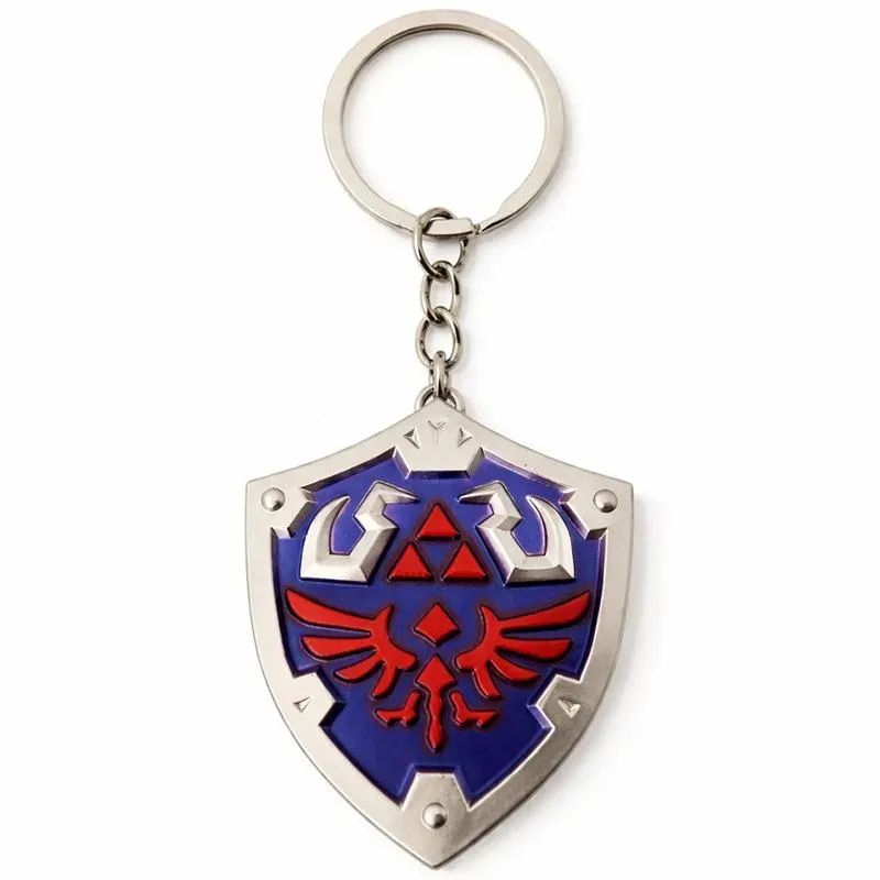 The Legend of Zelda Hylian Shield Metal Replica nøkkelring 5 cm