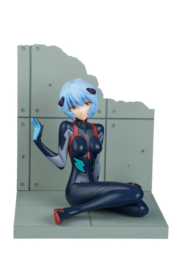 Manga Mania Evangelion Ayanami Rei Plugsuit figur 10,5 cm